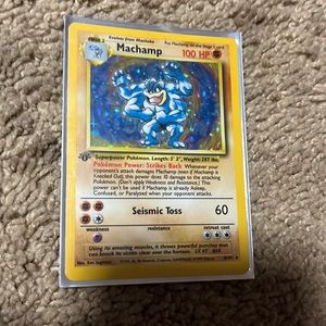 Super rare first edition halo machamp great piece to your collection